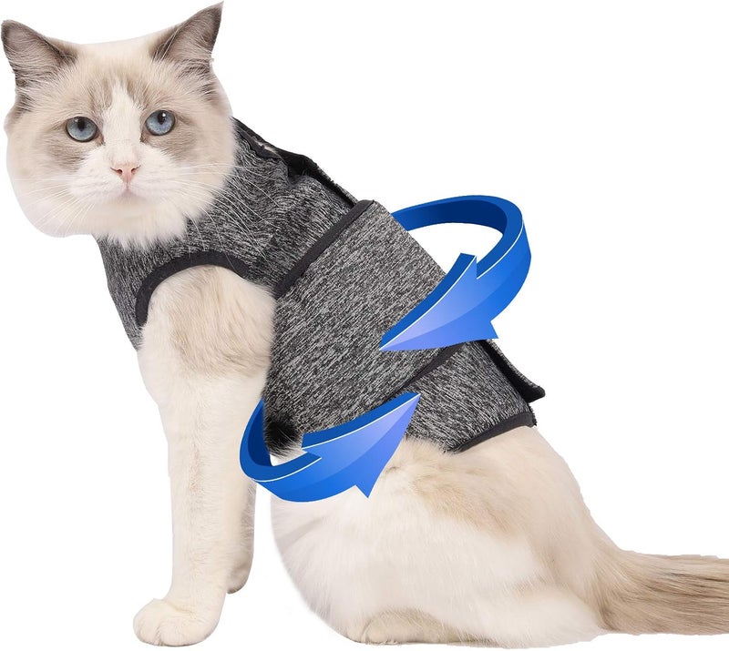 Coppthinktu Cat Anxiety Jacket - Calming Solution Shirt for Cat, Anti-Anxiety Wrap - Vet Recommended for Fireworks, Travel & Separation - Image 1