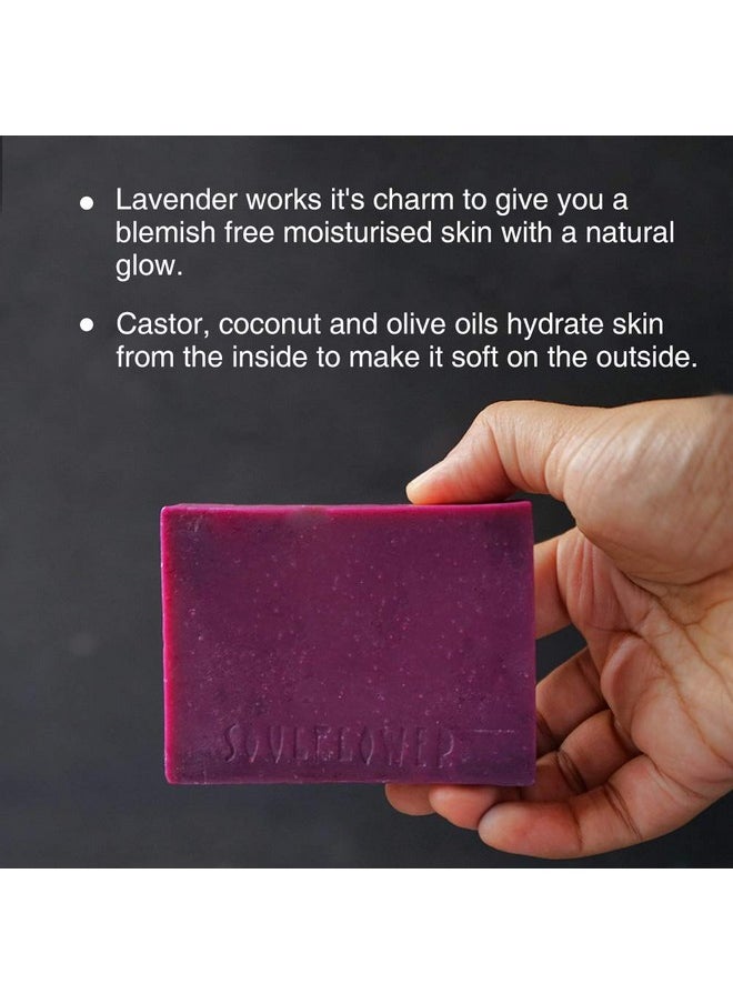 Soulflower Organic Handmade Bar Soap For Men And Women, Enriched With Lavender Essential Oil & Flowers - Revitalize Skin - Natural, Vegan, Curelty & Sls Free, Pack Of 2, 5.30 Oz Each, Ideal Gift Set  - Image 3
