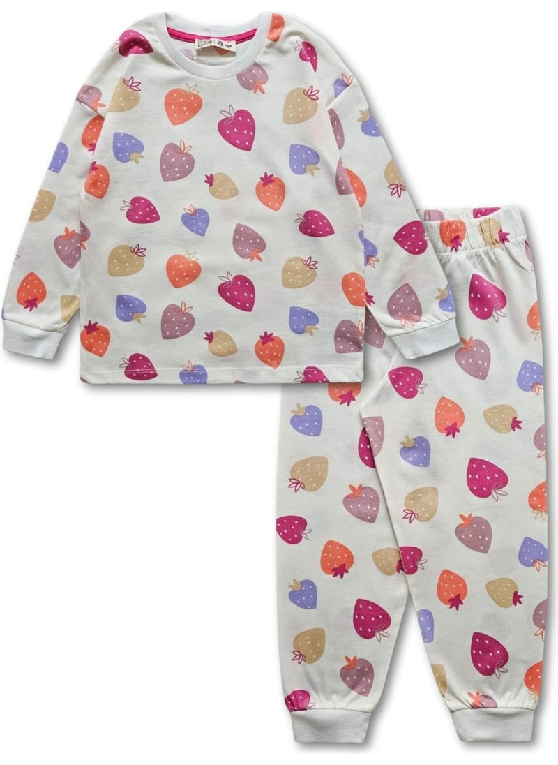 Strawberry Patterned Cotton Girls Pajama Set – Soft and Comfortable - pzsku/Z3D671B7DB2CA326A6157Z/45/_/1741272536/4d3005dd-221f-4b4c-8312-0f5d24037ecd