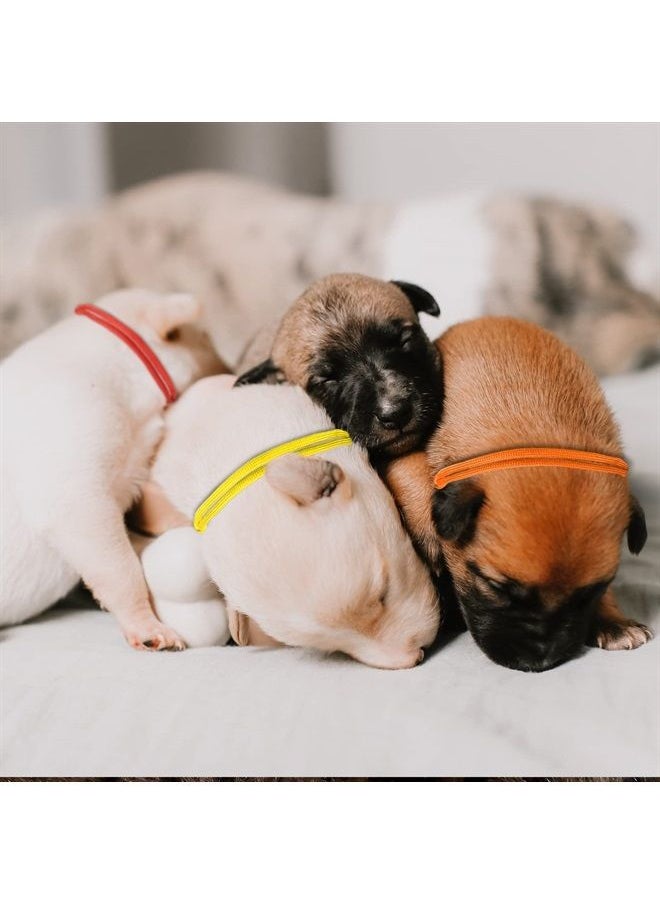 AIEX 24pcs Puppy Id Collars, Puppy Bands Collars Whelping Collars for Newborn Pet Dog Cat Identification  - Image 4