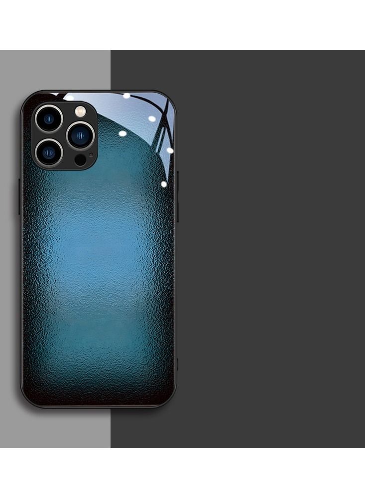 Loquat Back Cover Printed Glass Protective Mobile Phone Case for iPhone