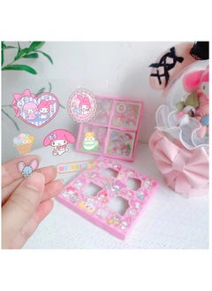 Sanrio Stickers Set, 100 Sheets Small Pieces PET Transparent Cartoon Character Animal Flower Decorative Scrapbook Sticker Decal for Diary, DIY Arts Crafts, Album, Planners, Calendars and Notebook  - Image 2