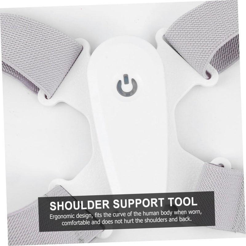 Adjustable Posture Corrector Belt With Sensor Vibration Reminder For Adults Black - Image 5
