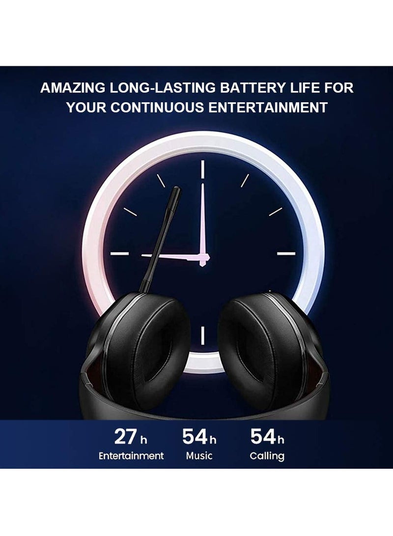 Picun P80X HiFi Bluetooth 2.4GHz Wireless Gaming Headset for PS5, PS4, Switch, PC, Laptop,Xbox,Android,IOS - Image 2