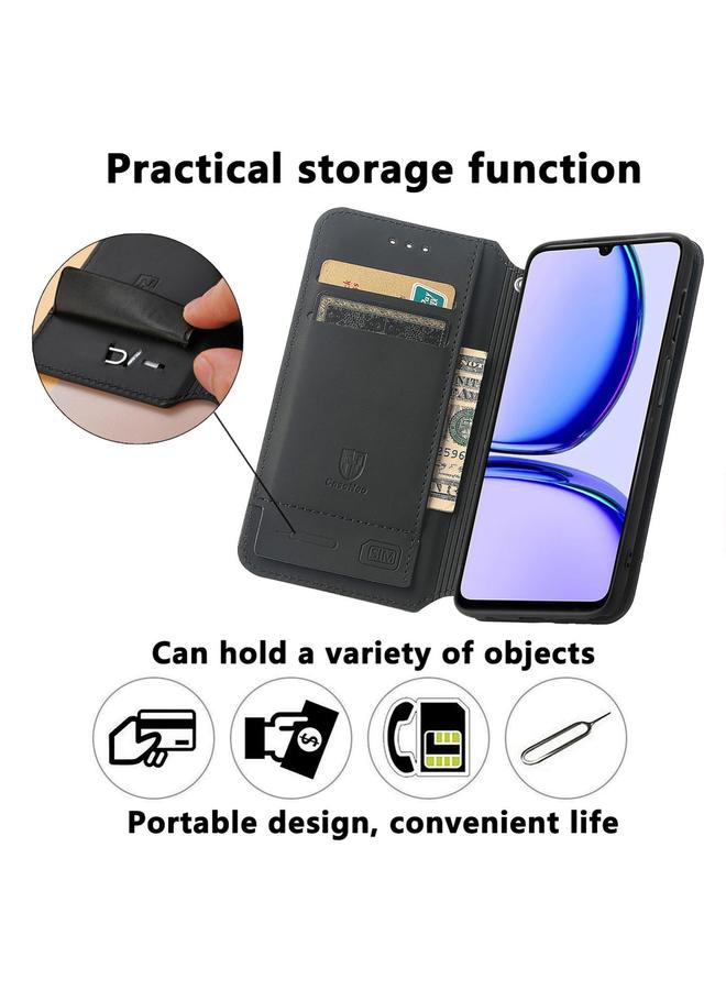 S-TOP Case For Realme C53 CaseNeo Colorful Magnetic Leather Phone Case - Image 4