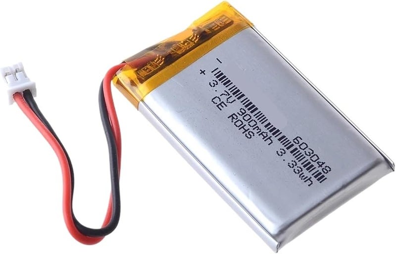 3 7V 900mAh Lithium Ion Battery 2 54 2p Connector Color - Image 1