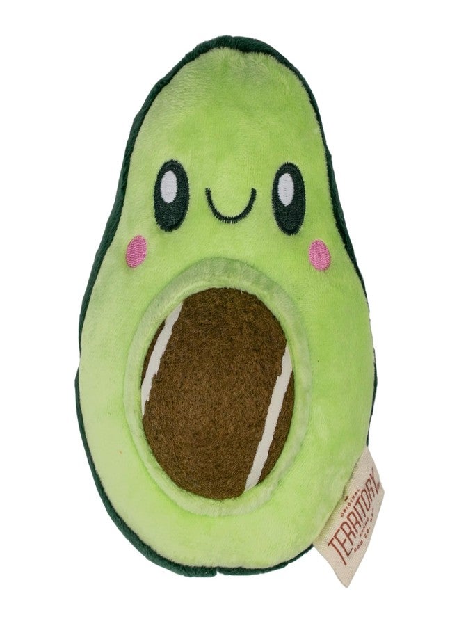 Territory 2 in 1 Plush Squeaker Removable Fetch Ball Dog Toy for Small Medium Large Dogs, Avocado - Image 2