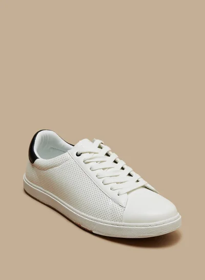 Lee Cooper Mens Perforated Sneakers with Lace Up Closure