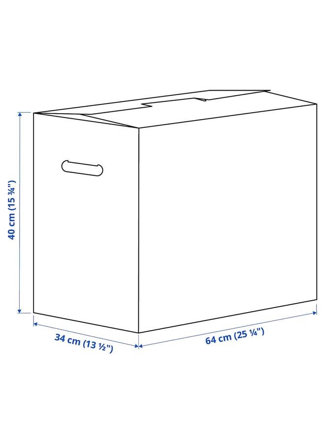 Zaboon Moving Box, Brown, 64X34X40 Cm/80 L  - Image 5