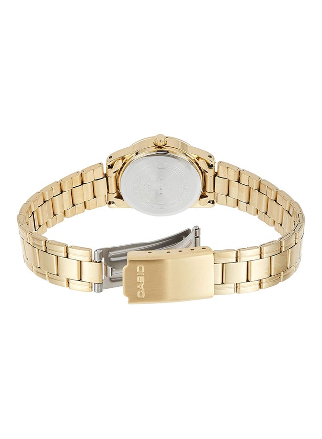 CASIO Women Stainless Steel Analog Watch LTP-V001G-9BDF - 25 mm - Gold - Image 2