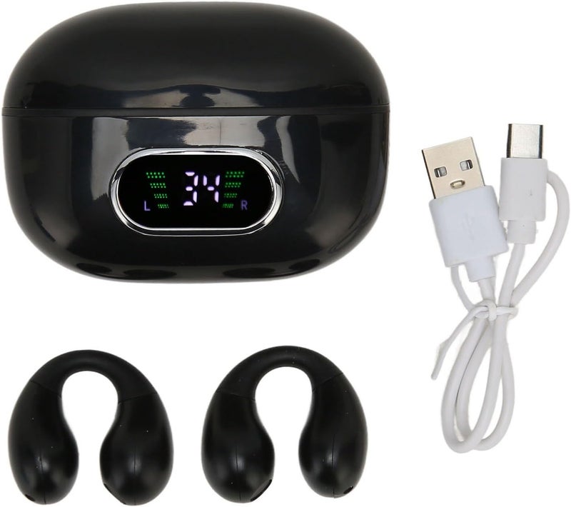 X9 مترجم سماعة أذن أسود يدعم 144 لغة ترجمة فورية تواصل وجهاً لوجه عمر بطارية طويل - Image 1