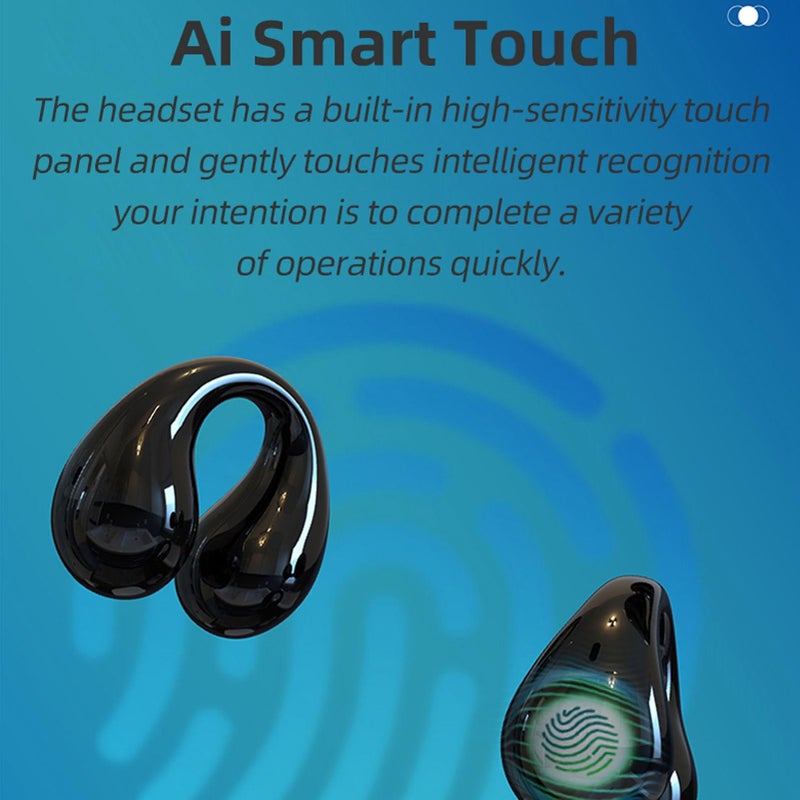 X9 مترجم سماعة أذن أسود يدعم 144 لغة ترجمة فورية تواصل وجهاً لوجه عمر بطارية طويل - Image 4