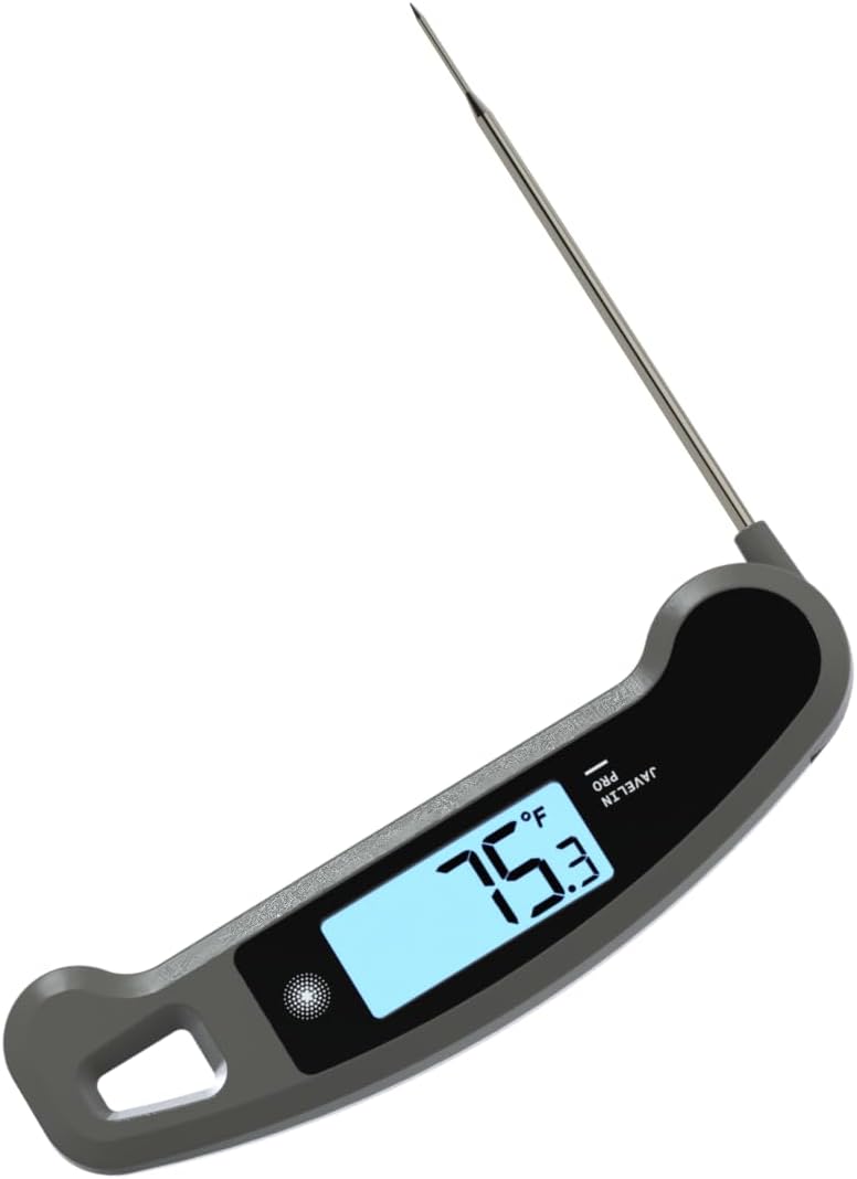 Lavatools Javelin® PRO Duo Ultra-Fast 2-Second Professional Digital Instant Read Meat Thermometer for Grill and Cooking, Auto-Rotating Backlit Display, IP65 Water Resistant, NSF Certified – Sesame - Image 2