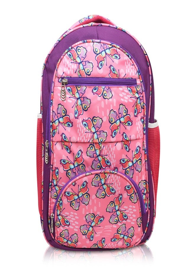Stylbase 27L School Bag for Girls | Premium Polyester Backpack Bags for Women | 5 Compartments Lightweight & Water Resistant | Stylish College Bag for Girls & Backpack for Travelling - Image 1
