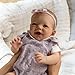Anano Reborn Baby Dolls Silicone Full Body20 in Realistic Baby Doll Newborn Girl Full Silicone Babys Doll Lifelike Real Life Babys Reborn Dolls New Born with Accessories - Image 4
