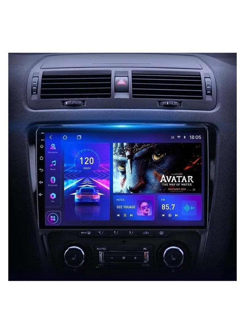 Android Car Stereo for Skoda Octavia 2 A5 2007 2008 2009 2010 2011 2012 2013 2014 2GB RAM 32GB ROM Support Apple Carplay, MirrorLink WiFi BT, 10 Inch IPS Touch Screen with AHD Camera Included - Image 3