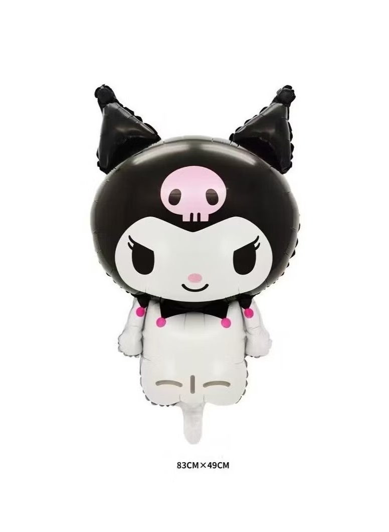 14pcs balloons Kuromi cartoon Character anime foil balloon set for birthday party decoration aluminum film balloons kids toys party supplies  - Image 2