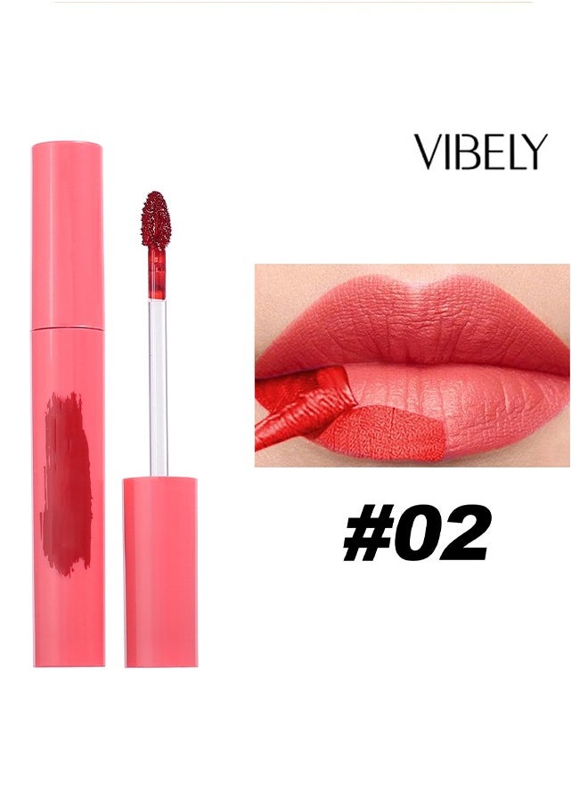 Vibely - Peel-Off Lip tint - Tattoo Lip Liner Stain Lip Gloss with Matte Finish,Long Lasting Waterproof Nonstick Lipstain Tinted Lip Stain - Image 1