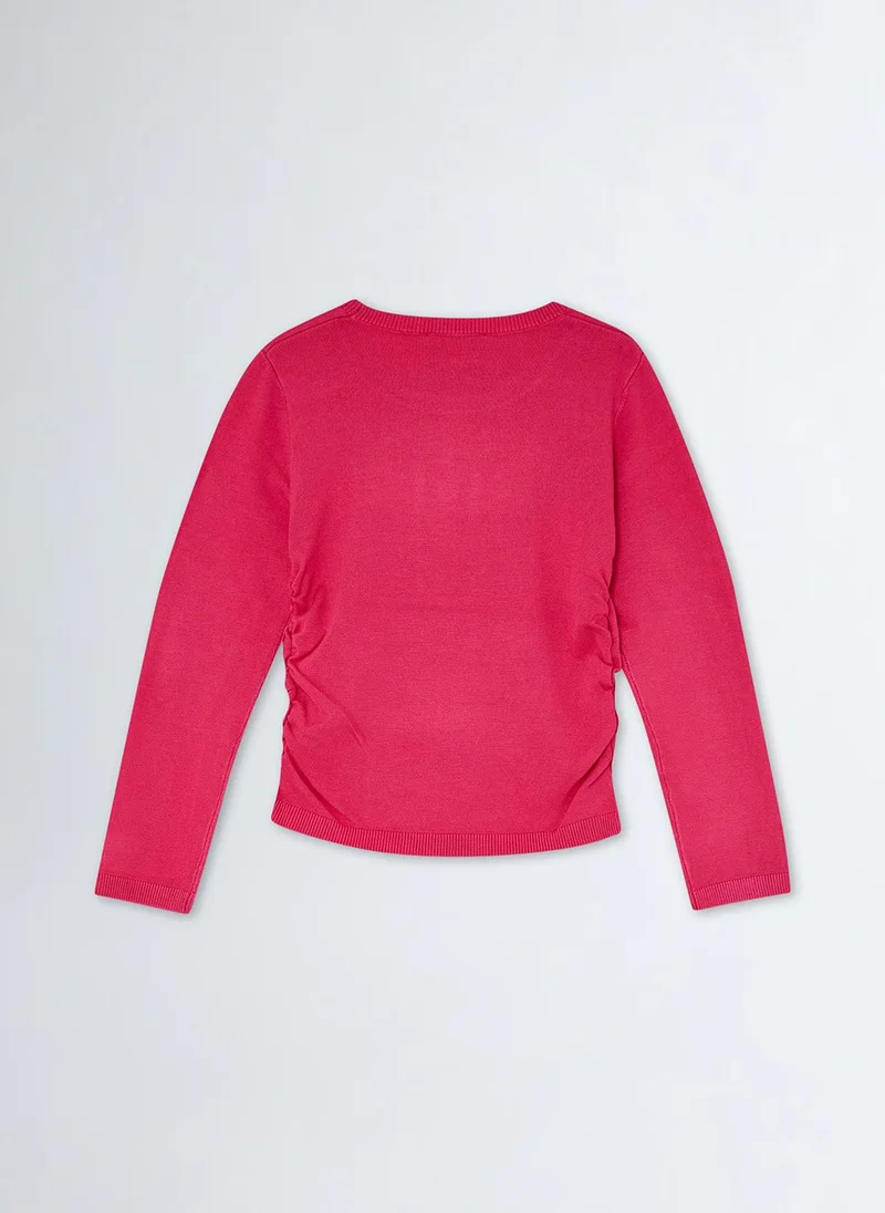 ليو جو Jumper with Gemstones