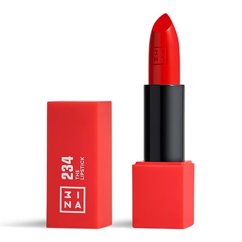 3INA 3INA MAKEUP - Vegan & Cruelty Free - The Lipstick 234 - Light Red - 5h Lasting - Highly Pigmented Matte - Vanilla Scented - Magnetic Cap