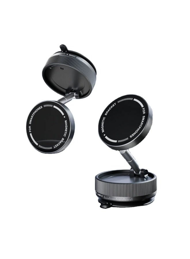 SolidX Magnetic Car Phone Holder Dashboard Mount – 360° Rotatable Adjustable Arm, Strong Magnet Grip, Universal Smartphone Holder for Car - Image 1