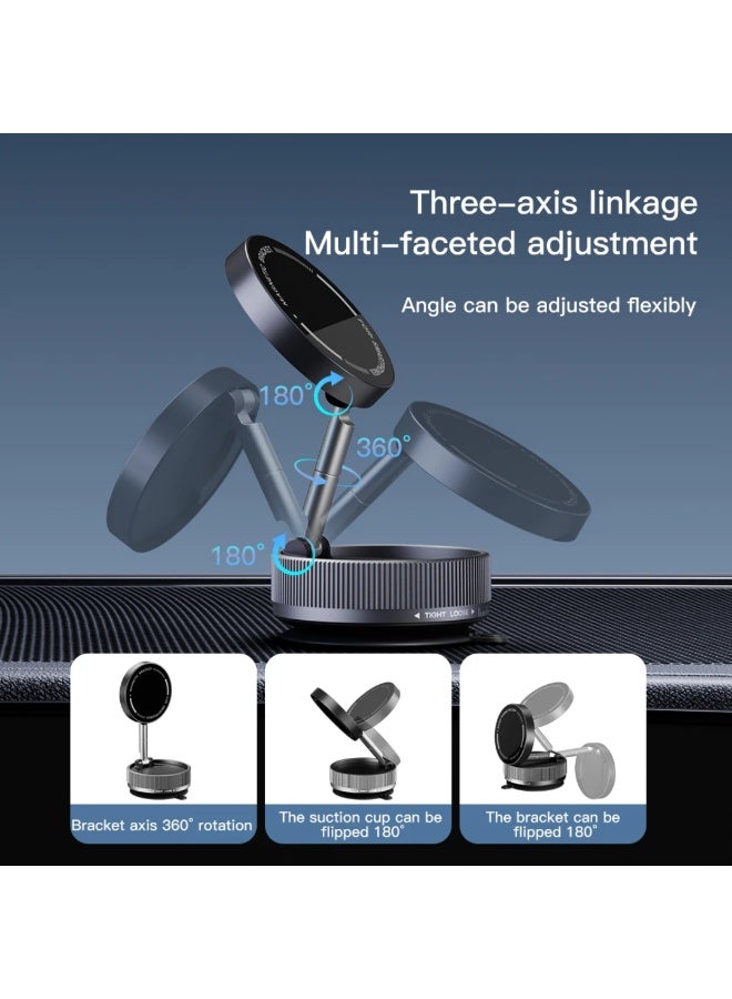 SolidX Magnetic Car Phone Holder Dashboard Mount – 360° Rotatable Adjustable Arm, Strong Magnet Grip, Universal Smartphone Holder for Car - Image 4