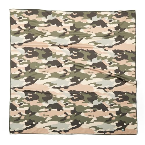 MISSION Cooling Bandana- Lightweight & Breathable - Cools Up to 2 Hours - UPF 50 Sun Protection - Machine Washable (Classic Camo Safari) - Image 3