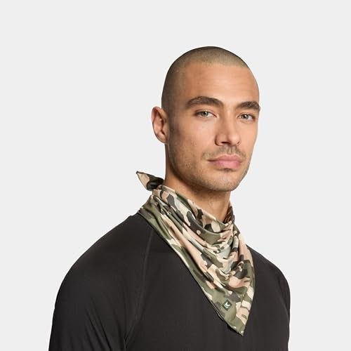 MISSION Cooling Bandana- Lightweight & Breathable - Cools Up to 2 Hours - UPF 50 Sun Protection - Machine Washable (Classic Camo Safari) - Image 5