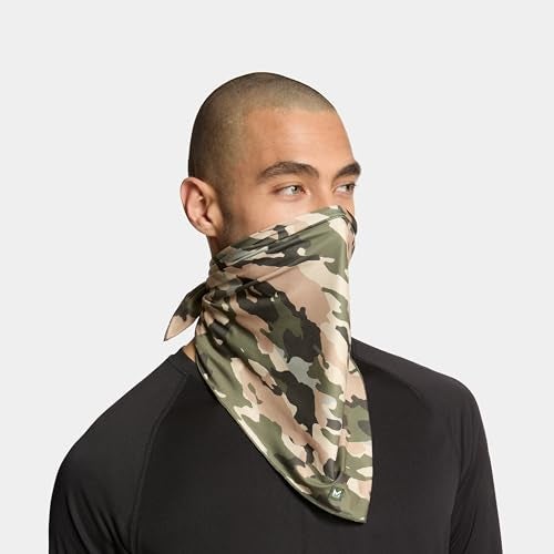 MISSION Cooling Bandana- Lightweight & Breathable - Cools Up to 2 Hours - UPF 50 Sun Protection - Machine Washable (Classic Camo Safari) - Image 4