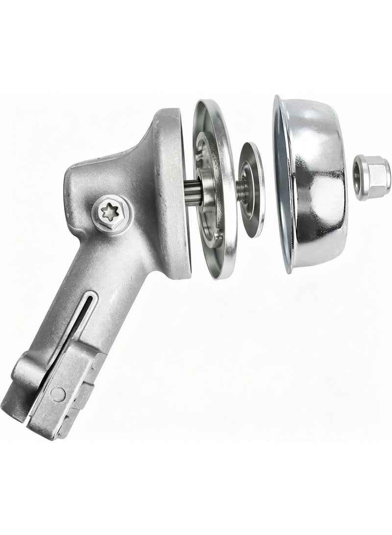 رأس تروس المقص / تجميع صندوق التروس يناسب Stihl FS56RC FS70R FS91R FS94R FS111R FS131 FS131R FS56 RC مقص الخيط وقاطع الفرش – بديل للجزء رقم 4180‑640‑0114 – قطع جزازة الأعشاب - Image 1
