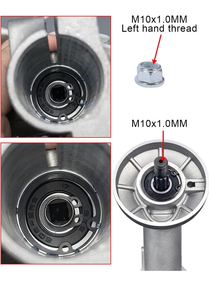رأس تروس المقص / تجميع صندوق التروس يناسب Stihl FS56RC FS70R FS91R FS94R FS111R FS131 FS131R FS56 RC مقص الخيط وقاطع الفرش – بديل للجزء رقم 4180‑640‑0114 – قطع جزازة الأعشاب - Image 4