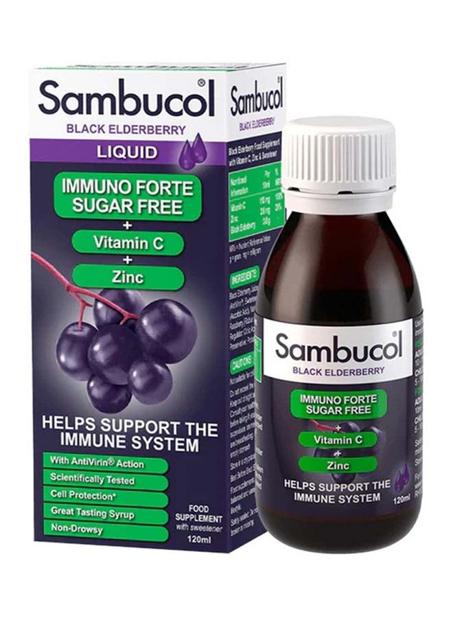 Sambucol خالي من السكر 120 مل - Image 1