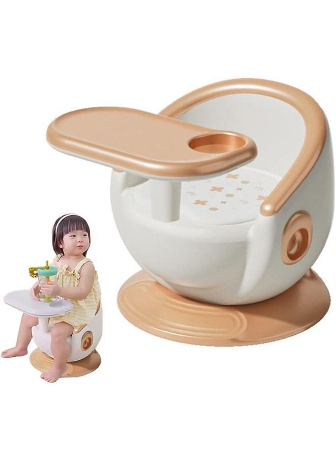 Y&D DMG Baby Feeding Chair- Small Portable Floor Chair for Infants 1-6 Years Old Upholstered in Sound  - Image 1