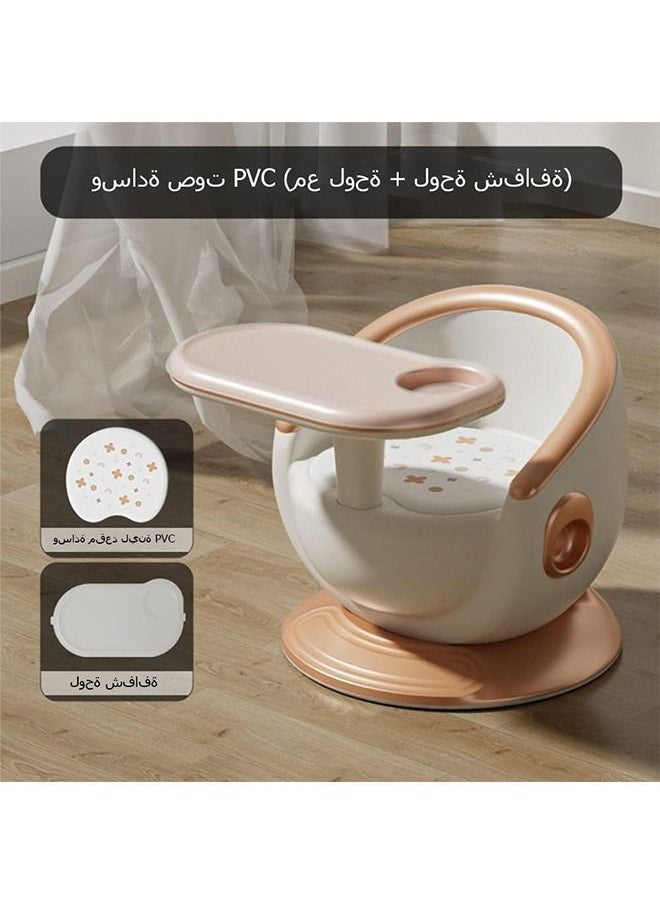 Y&D DMG Baby Feeding Chair- Small Portable Floor Chair for Infants 1-6 Years Old Upholstered in Sound  - Image 2