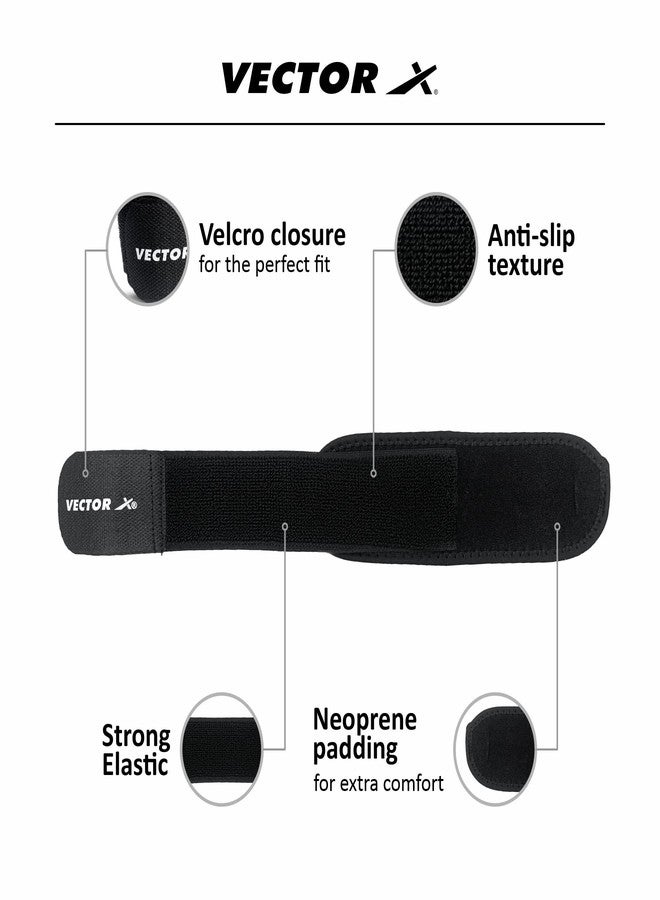 Vector X WB-100 Neoprene Wrist Belt/Support Wrist Wraps for Fitness | Wrist Support Prevention Wrist Pain (Pack of 2) - Image 3