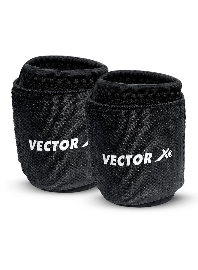 Vector X WB-100 Neoprene Wrist Belt/Support Wrist Wraps for Fitness | Wrist Support Prevention Wrist Pain (Pack of 2) - Image 1