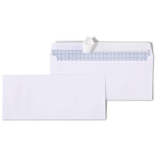 Staples Easy Close No. 10 Security-Tint Envelopes, 4-1/8 x 9-1/2 inches, Box of 100 - Image 4