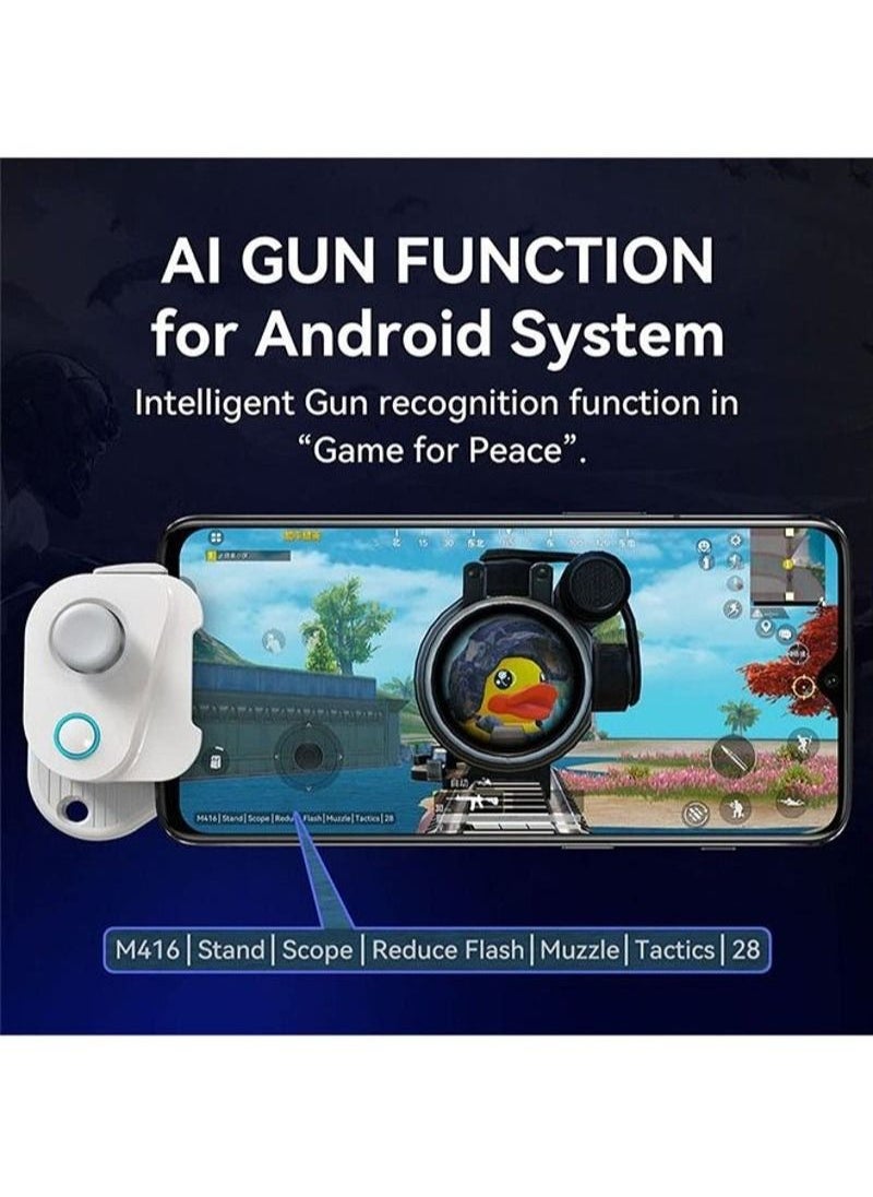Generic - Mobile Game Controller Joystick, Bluetooth Mobile Phone Gamepad with Most Games PUBG,Call of Duty Mobile CODM,Wild Rift,Genshin Impact,LOL,CF  Trigger Joystick For IOS 13.4 Above Android Tablet - Image 1