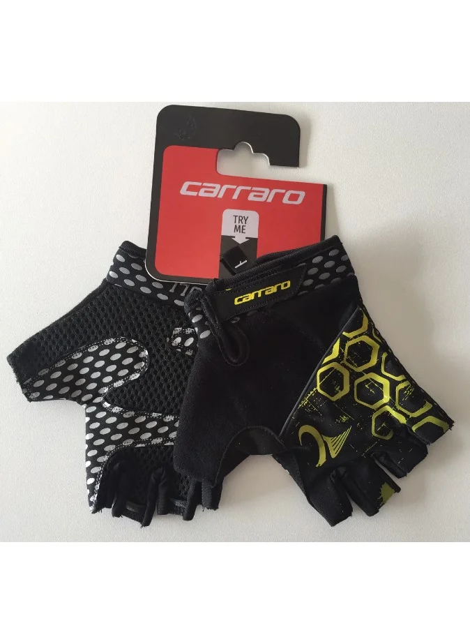 Carraro Short Finger Glove Yellow CRO-002 D Small