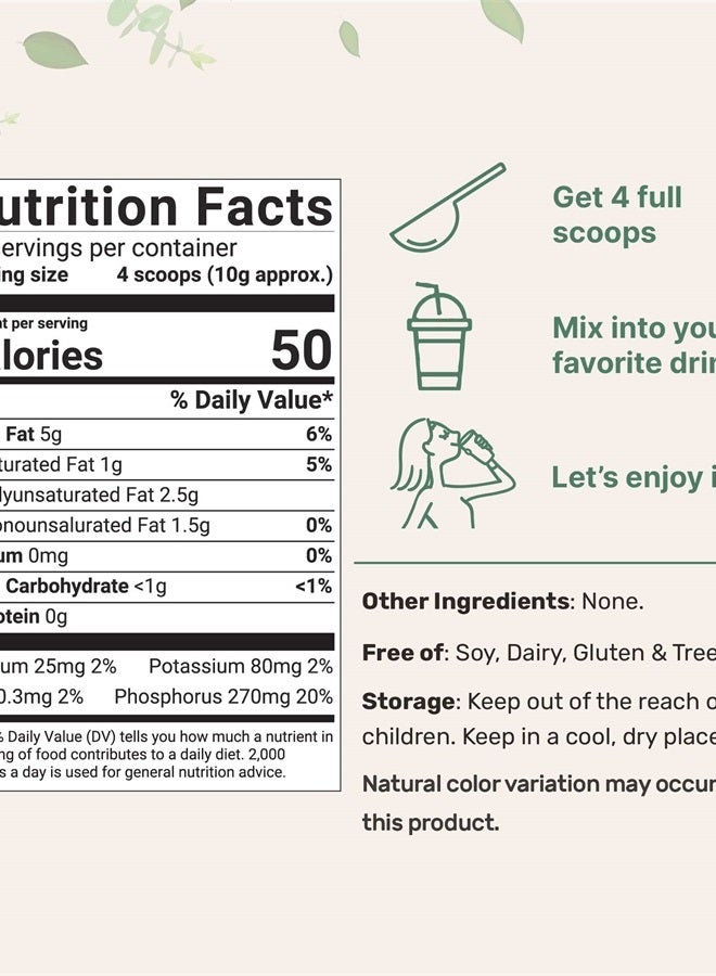 Micro Ingredients Sustainably US Grown, Organic Sunflower Lecithin Powder, 1 Pound, Sustainable Farmed, Cold Pressed, Rich in Phosphatidyl Choline and Protein, Making Liposomal Vitamin C, Lactation Supplement, Non-GMO  - Image 4