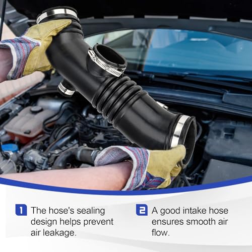 X4XZ Automotive Air Intake Hose For Toyota 4Runner 1996-1998, 17881-62091, 696-129, Replacement Part, Intake Hose - Image 5