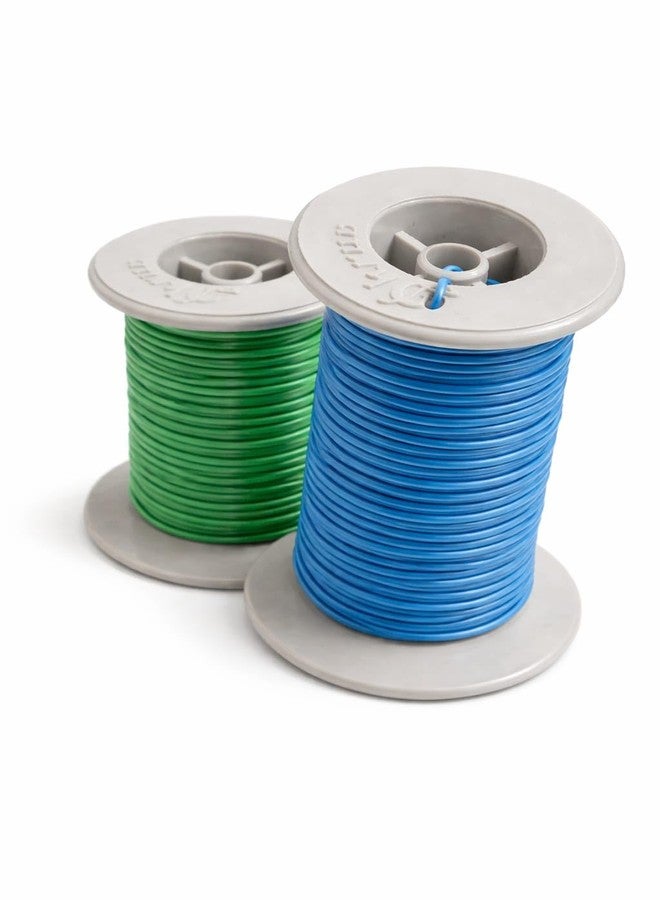 GREENARTZ Plastic Bobbins Empty spools for Embroidery Zari Material, Craft Wire 67mm x 47mm Pack of (6) - Image 2