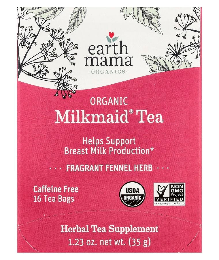 Organics Organic Milkmaid® Tea Fragrant Fennel Herb Caffeine Free 16 Tea Bags 1.23 oz (35 g)