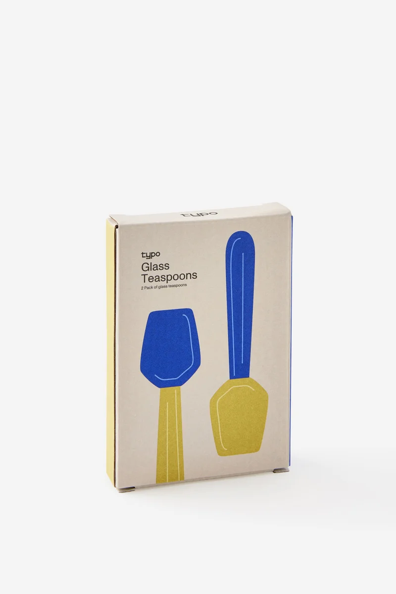 تايبو GLASS TEASPOONS 2PK