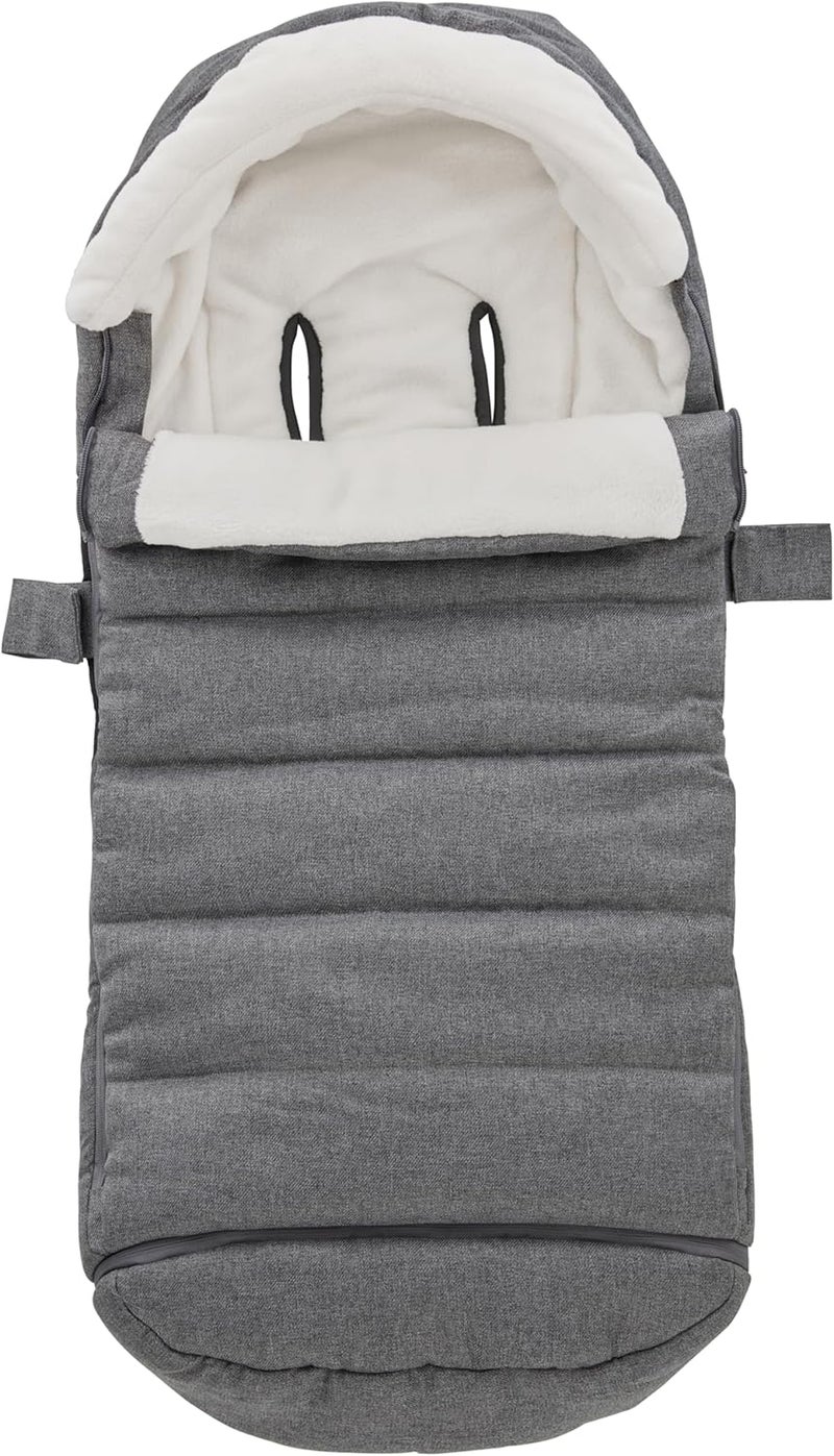 TRENDHUB Bunting Bag for UPPAbaby Vista, V2, V3, Cruz, V2, V3 RumbleSeat, V2, V3 Ridge, Minu Strollers, Warm and Ultra-Plush Waterproof Stroller Footmuff, Extendable Winter Stroller Cover, Sleeping Bag - Image 1