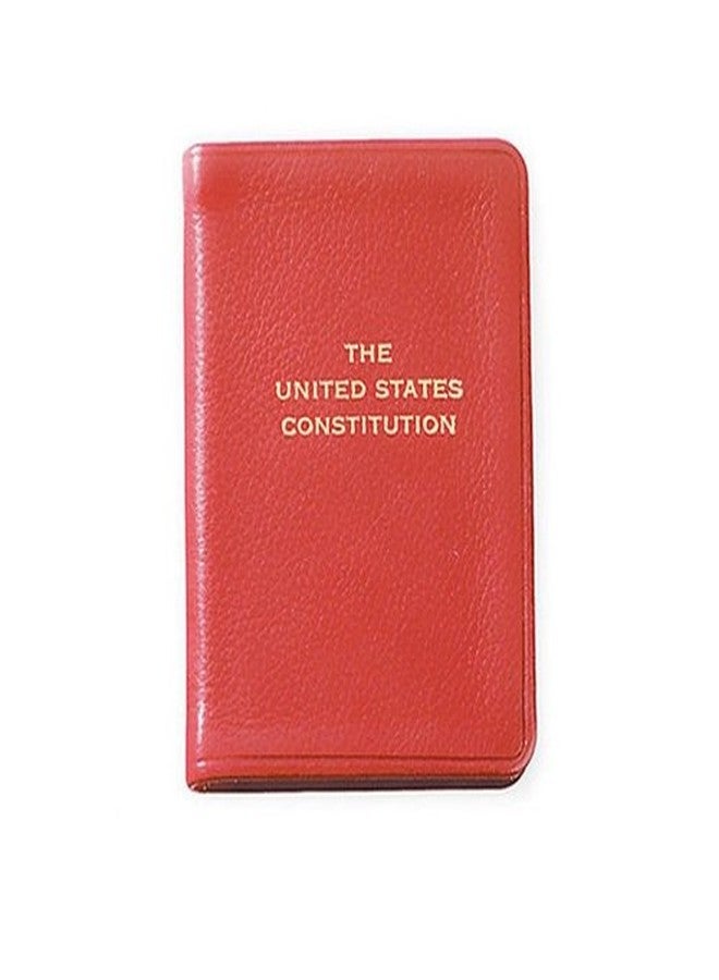 Graphic Image United States Constitution Pocket Edition, Declaration of Independence and Bill of Rights included, Genuine Leather Cover, Made in USA, 2-3/4” X 3-3/4” - Image 1