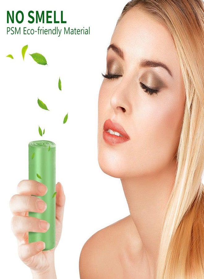 Techshare Biodegradable Trash Bags 4-6 Gallon, 100 Counts, Extra Thick Small Trash Bag Recycling Garbage Bags For Kitchen Bathroom Yard Office Wastebasket Car - Image 4