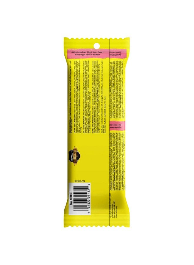 فيتاكرافت لعبة مكافأة الطيور الأليفة Vitakraft Crunch Sticks - عسل وبيض وتفاح - عبوة متنوعة من 12 عصا... - Image 5