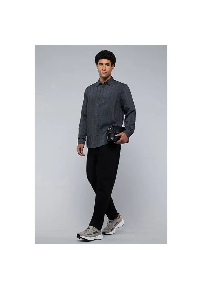R&b  Solid Straight Fit Jeans with Button Closure for Men | Best Price UAE