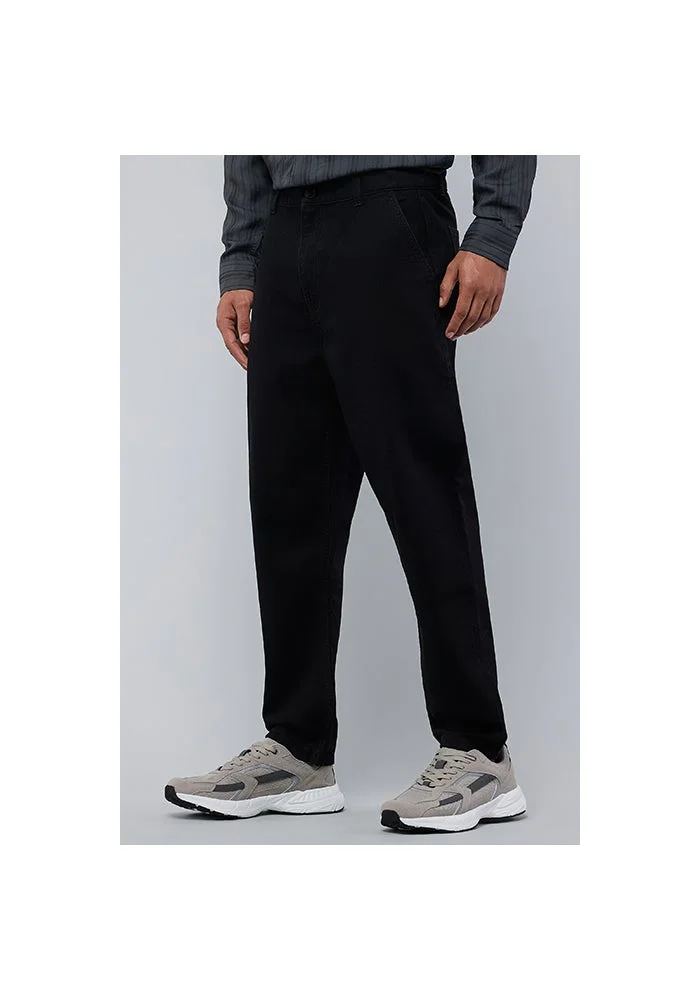 R&b  Solid Straight Fit Jeans with Button Closure for Men | Best Price UAE